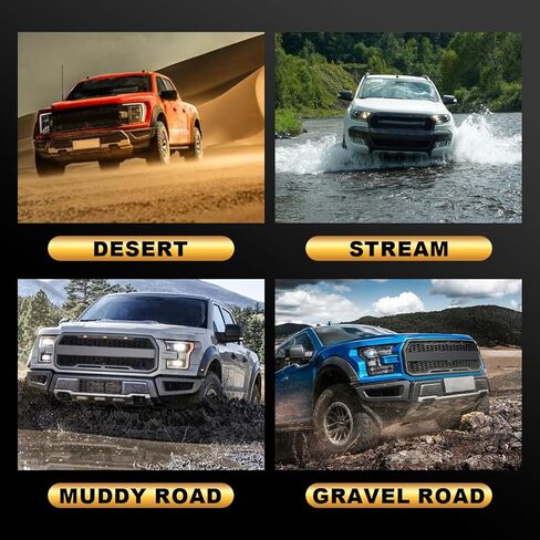 Upgrade Manganese Steel Chassis Splash Panel Shield Under Diaper Compatible with 2015-2020 Ford F150 with Gasoline Engine, Replace OE ML3Z-7222-D, Underbody Shield Not Fit Raptor Model/3.0L Diesel in Kuwait