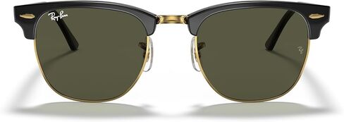 Ray-Ban Unisex Sunglasses Black On Gold Frame, Green Lenses, 51MM in Saudi Arabia