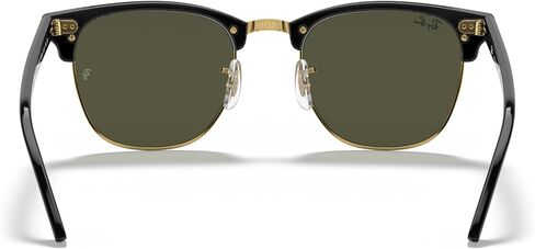 Ray-Ban Unisex Sunglasses Black On Gold Frame, Green Lenses, 51MM in Saudi Arabia