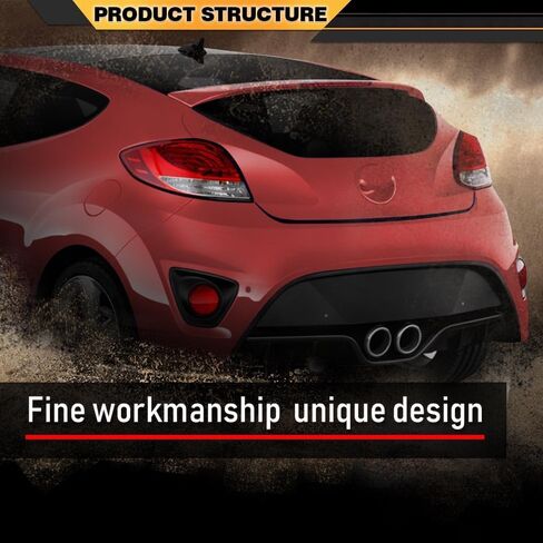 غطاء المصد السفلي الخلفي متوافق مع Hyundai Veloster 2013-2017 866502V521، HY1115117 in Saudi Arabia