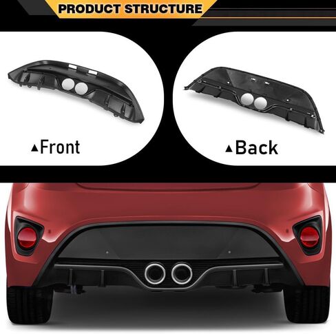 غطاء المصد السفلي الخلفي متوافق مع Hyundai Veloster 2013-2017 866502V521، HY1115117 in Saudi Arabia