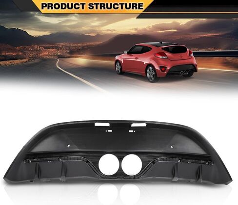 غطاء المصد السفلي الخلفي متوافق مع Hyundai Veloster 2013-2017 866502V521، HY1115117 in Saudi Arabia