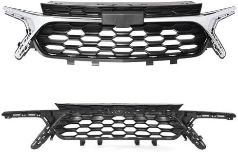 Front Bumper Cover Kit for 2024-2025 Chevy Trax LS/LT W/Bumper Brackets, Tow Hook, Grill & Fog Lamp Covers in Kuwait