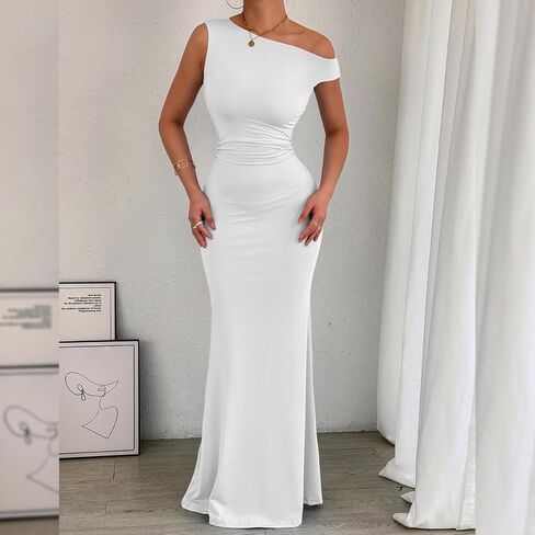 فستان Yeshire نسائي مثير أنيق للحفلات الرسمية Bodycon بدون أكمام للنادي وحفلات الكوكتيل فساتين طويلة طويلة in Kuwait