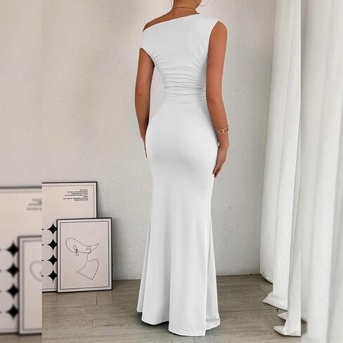 فستان Yeshire نسائي مثير أنيق للحفلات الرسمية Bodycon بدون أكمام للنادي وحفلات الكوكتيل فساتين طويلة طويلة in Kuwait