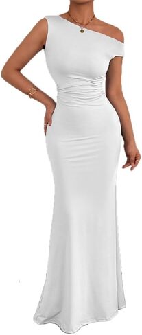 فستان Yeshire نسائي مثير أنيق للحفلات الرسمية Bodycon بدون أكمام للنادي وحفلات الكوكتيل فساتين طويلة طويلة in Kuwait