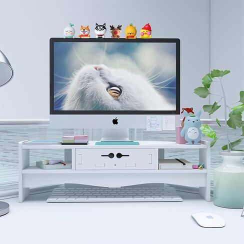 6 قطع إبداعية ثلاثية الأبعاد لحيوانات لطيفة لتزيين شاشة الكمبيوتر، شاشة التحكم المركزية للسيارة والتلفزيون وديكور إطار الصورة، تماثيل حيوانات لطيفة من الراتنج لتزيين المكاتب والمنازل in Kuwait