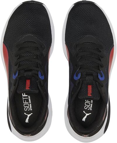 حذاء رياضي PUMA Kids Boys Twitch Runner Mutant Lace Up حذاء رياضي كاجوال - أسود - مقاس 4 M in Saudi Arabia