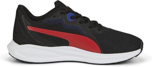 حذاء رياضي PUMA Kids Boys Twitch Runner Mutant Lace Up حذاء رياضي كاجوال - أسود - مقاس 4 M in Saudi Arabia