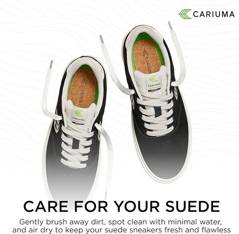 Cariuma NAIOCA Suede Sneakers, Comfortable Shoes for Men, Lightweight & Sustainable, Versatile Casual Footwear with 100% Vegan Insoles, Rubber Soles in Saudi Arabia