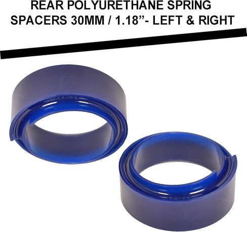 Complete Front & Rear Levelling Lift Kit 30mm /1.2"- Front Strut Spacers & Rear Coil Springs Spacers LH RH in High grade Polyurethane - fits ESCAPE MARINER MAVERICK TRIBUTE 1st & 2nd gen in Kuwait