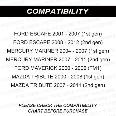 Complete Front & Rear Levelling Lift Kit 30mm /1.2"- Front Strut Spacers & Rear Coil Springs Spacers LH RH in High grade Polyurethane - fits ESCAPE MARINER MAVERICK TRIBUTE 1st & 2nd gen in Kuwait