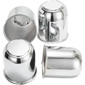 4Pcs 3.19 in Wheel Center Caps Chrome Push Through Design - Fit 3.19" Center Bore for Truck, Trailer, SUV, RV Wheels Rims 3.62" Height Center Hub Caps in Saudi Arabia