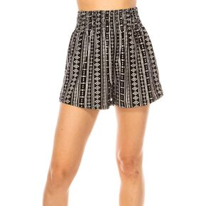 شورت نسائي LA12ST عالي الخصر - شورت يوجا عالي الجودة ناعم ومطاط ونشط للجري in Kuwait