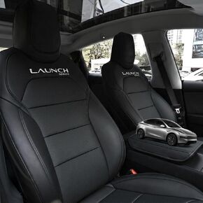 Seat Covers for Model Y Juniper Black Nappa Leather Seat Protector Set for Model Y Juniper Interior Accessories 2025 2026 in Kuwait