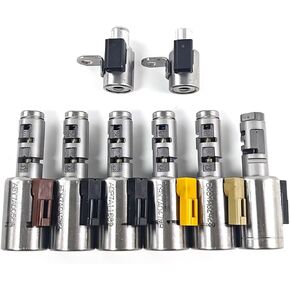 8 Pcs 09G Large Valve Solenoids Transmission Solenoid Set Compatible For VW Compatible For Audi Mini 2003-On TF-60SN TF60SN 6-speed in Kuwait