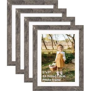 مجموعة معرض إطارات الصور Edenseelake Exhibit، إطار ملصقة معلق على الحائط لأحجام مختلفة 4x4، 4x6، 5x7، 8x10 بوصة، أسود in Kuwait