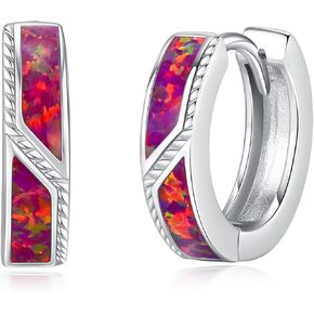 Moon Phase Earrings for Women Men 925 Sterling Silver Black Moon Hoop Earrings for Women Crescent Moon Earrings Jewelry Birthday Graduation Gifts for Her Boyfriend Girlfriend in Kuwait