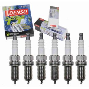 6 pc DENSO Platinum TT Spark Plugs compatible with Toyota Tundra 4.0L V6 2005-2014 in Kuwait