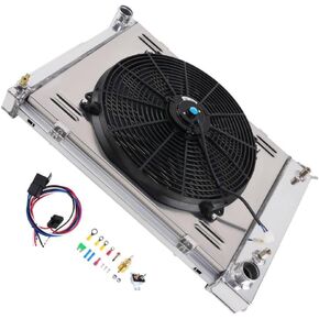 3 Row Aluminum Radiator Fan Kit Compatible With Camaro V8 5 7L 19967 1969 DPI337 in Kuwait