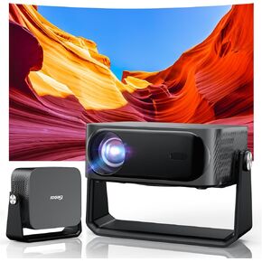[2000 ANSI/Auto Focus & Keystone/Built-in APP] 4K Outdoor Projector with Wifi and Bluetooth, Smart Portable Projector with Built in Apps YouTube/PrimeVideo & Dolby, Home Theater Projector with HDR10+ in Kuwait