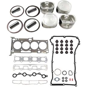 مجموعة من 4 حلقات مكبس محرك 5191340AA وحشية الإصلاح لمحركات 2.4 لتر متوافقة مع رحلة 2007-2020، والعيار، والمنتقم، والبوصلة، و200، وسيبرينغ in Kuwait