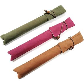 3-Pack Chinese Style Cotton-Linen Incense Tube Bag, Portable Storage Pouch for Incense Sticks in Kuwait