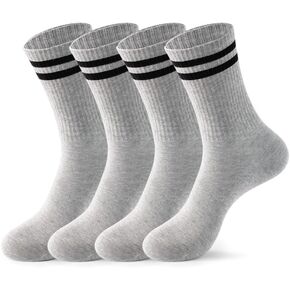 جوارب نسائية دائرية، جوارب قطنية رياضية كاجوال، 4 عبوات، جوارب رياضية نسائية in Kuwait