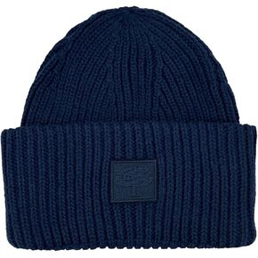 Unisex Ribbed Knit Beanie with Logo for Men and Women in Saudi Arabia