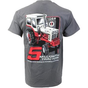Adult IH Farmall 1066 5 Millionth Tractor Short Sleeve T-Shirt EXC-413 in Kuwait