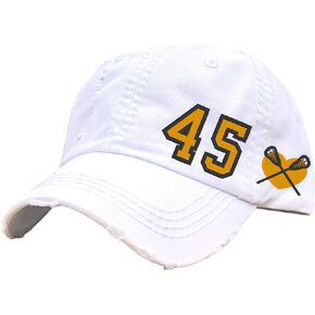 Women's Custom Lacrosse Jersey Team Number Hat, Baseball or High Ponytail Cap, Handmade Embroidered Not a Patch, Spirit Game Wear Tailgating School JV Varsity College, Gift Mom Wife Team Friend Grey in Kuwait
