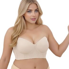 حمالة صدر نسائية بحزام قابل للفصل بظهر منخفض، تغطية كاملة ودعم لإخفاء الدهون في الظهر in Kuwait