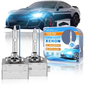 D3S HID Xenon Bulb Fit for Ford 2010-2023 Mustang Shelby GT350 GT500 2011-2015 Explorer 2019-2023 Transit Connect, 8000K Bright Blue, OEM High Low Beam Xenon Lights Replacement, Pack of 2 in Kuwait