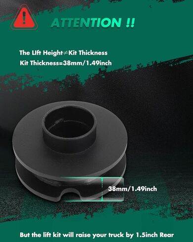 SCTIOO 1.5 "طقم رفع خلفي 2011-2019 لفورد إكسبلورر 2WD 4WD in Saudi Arabia