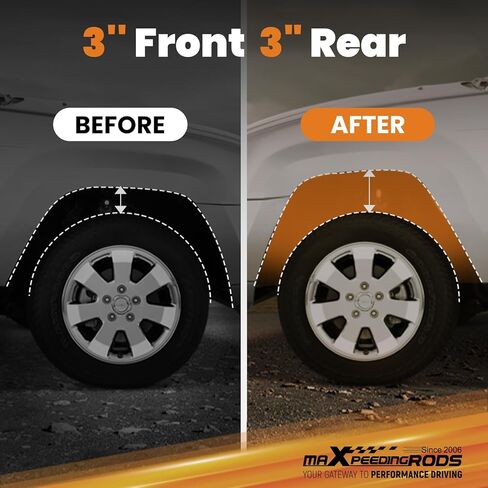 maXpeedingrods 3" Full Lift Kit for Ford Explorer 2006-2010 2WD 4WD, Front and Rear SUV Steel Strut Spacer Suspension Lift Kit in Saudi Arabia