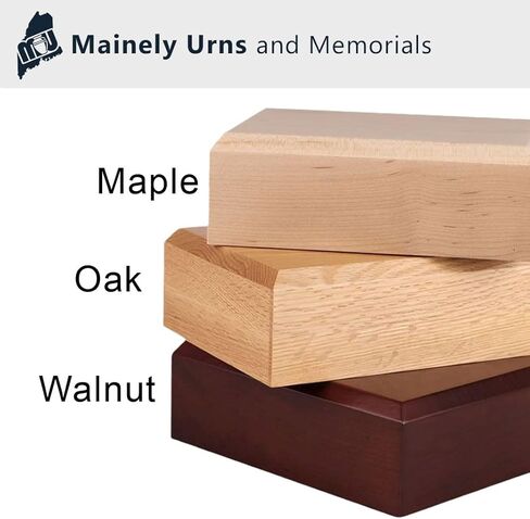 Personalized Extra Large German Shepherd Figurine Pet Cremation Urn for Ashes - Solid Wood Dog Urn (Maple, Oak or Walnut) with Cast Resin Figurine - for a Dog Weighing up to 125 Pounds in Saudi Arabia
