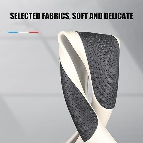 Car Steering Wheel Cover for Lincoln Nautilus,Leather Car Wheel Cover Protector Non-Slip Safety Soft Durable for Men and Women Car Interior Accessories,DD-White+Carbon Fiber in Saudi Arabia