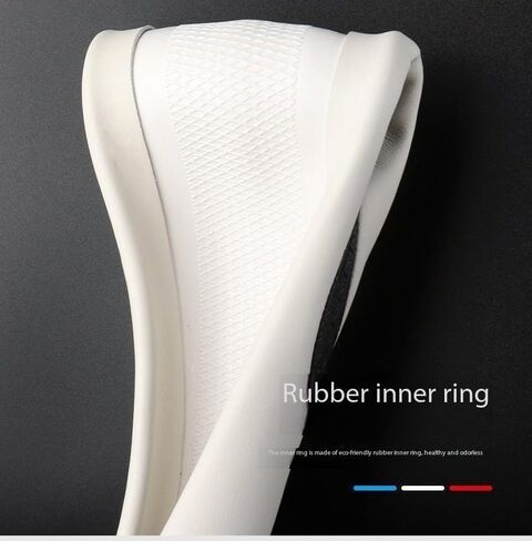 Car Steering Wheel Cover for Lincoln Nautilus,Leather Car Wheel Cover Protector Non-Slip Safety Soft Durable for Men and Women Car Interior Accessories,DD-White+Carbon Fiber in Saudi Arabia