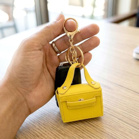 4 قطع من سلسلة مفاتيح حقيبة الظهر الصغيرة، 4 ألوان حقيبة محفظة للعملات المعدنية للنساء، حقيبة أحمر الشفاه من جلد البولي يوريثان، سلسلة مفاتيح لتغيير الحقيبة مع أبازيم لإكسسوارات حقيبة مستحضرات التجميل in Kuwait