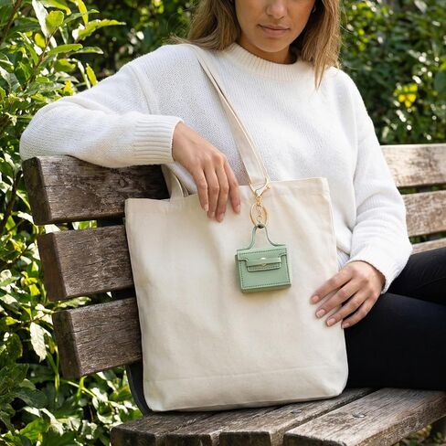 4 قطع من سلسلة مفاتيح حقيبة الظهر الصغيرة، 4 ألوان حقيبة محفظة للعملات المعدنية للنساء، حقيبة أحمر الشفاه من جلد البولي يوريثان، سلسلة مفاتيح لتغيير الحقيبة مع أبازيم لإكسسوارات حقيبة مستحضرات التجميل in Kuwait