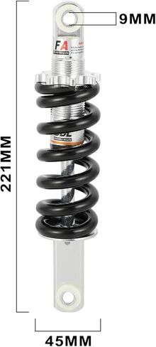 Rear Shock Absorber MX650 MX500 SX500, 8.7'' 221mm Suspension for MX 650 500 Electric Dirt Pit Bike in Saudi Arabia