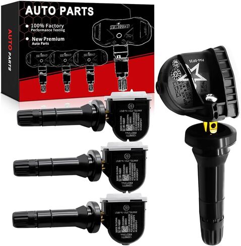 Pre-Programmed TPMS Sensor 315Mhz Fits for:-Chevy Cruze 2011-2015,Cruze Limited 2016,Tahoe 2007-2020,Impala 2006-2020,Malibu 2008-2015,Equinox 2007-2022 OE#13598771 13586335 4313085Z03(4Pcs) in Saudi Arabia
