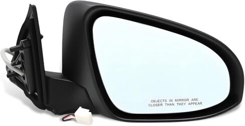 Passenger Right Side Mirror Assembly Compatible with 2015-2017 Camry Heated & Power and Manual Folding Side View Mirror 8790106040 8790206020 Black (5Pins) in Saudi Arabia