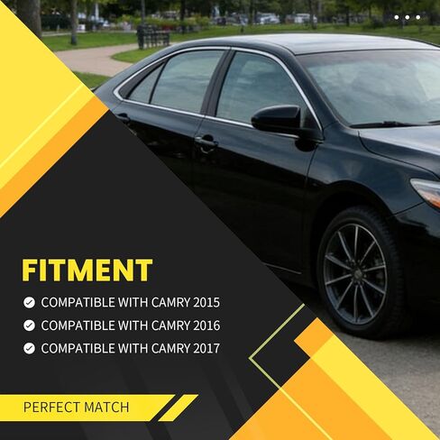 Passenger Right Side Mirror Assembly Compatible with 2015-2017 Camry Heated & Power and Manual Folding Side View Mirror 8790106040 8790206020 Black (5Pins) in Saudi Arabia
