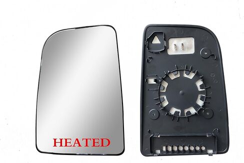Passenger Right Side Replacement Mirror Glass With Heated And Plate Fit Dodge Freightliner Mercedes Sprinter 2007-2014 in Saudi Arabia