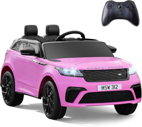 TOBBI 12V Ride On Car,Licensed Land Rover VELAR Electric Vehicle Toy for Kid & Toddler,Battery Powered Electric Truck with Parental Remote Control,Music,Spring Suspension in Kuwait