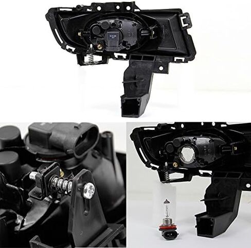 AKKON - For Mazda 3 Mazda3 Sedan Bumper Driving Clear Fog Lights Driver/Passenger Lamps with Bulbs/Switch in Saudi Arabia