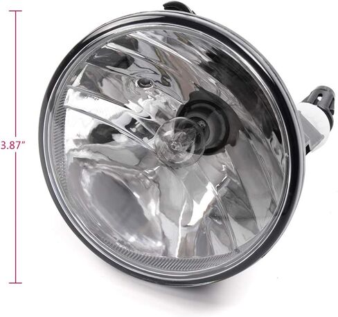 CHEDA Fog Lights Clear Lens Compatible with Chevy 2007-2014 Suburban Tahoe GMC Yukon Ford Mustang/Fit Chevy Avalanche 2007-2013/Fit Chevy Camaro 2010-2013 in Saudi Arabia