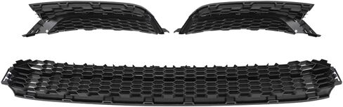 Front Bumper Lower Grille & Front Grill Fog Lamp Bezel Compatible with Volkswagen Passat 2012-2015 Replaces 561853665E 561853666E 561853677 in Saudi Arabia