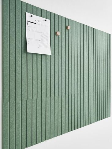 لوحة إعلانات كبيرة مقاس 48 بوصة × 36 بوصة - منظم حائط المكتب لاستبدال لوحات الفلين القديمة الخاصة بك لجدران ديكور المكتب - 12 قطعة من لوحات الحائط اللباد للاستخدام في ديكور المنزل والمكتب، وديكور الفصول الدراسية (راحة اليد) in Kuwait